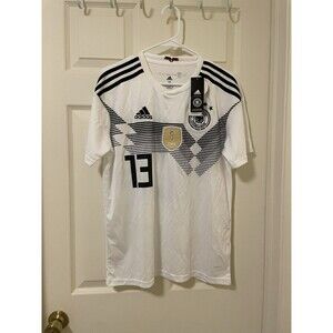 GERMANY NATIONAL TEAM FOOTBALL SOCCER JERSEY ADIDAS #13 MULLER MENS MEDIUM NWT